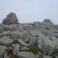 Cairns on Mulla-Fo Dheas (in the mist)