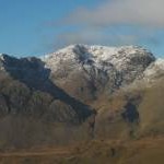 Snow on Scafell