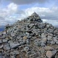 Summit cairn of Beinn a' Chlachair