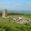 Trig Point and Cairn on Pinhaw Beacon
