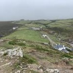 Inland from the summit of Cape Cornwall