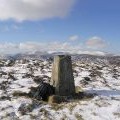 The trig point on The Wiss