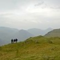 Walkers enjoying the view from Whin Rigg