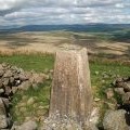 The trig point on Tinnis Hill