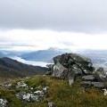 Summit cairn, Meall Chnaimhean